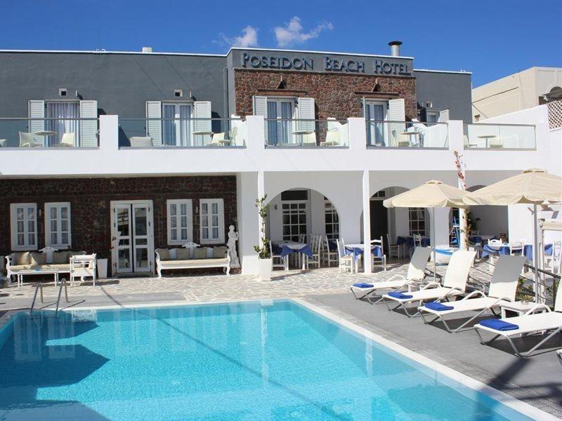 Poseidon Beach Hotel Kamári Exterior foto
